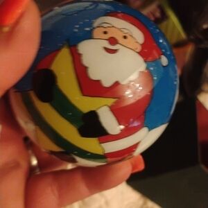 Santa Claus Ornament with Star
